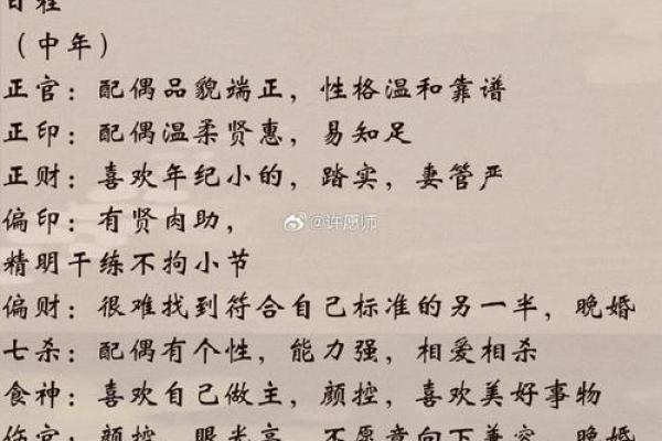 女命八字四柱解读与命运分析