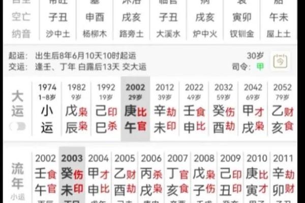 八字流月解析：如何预测未来一月的运势变化