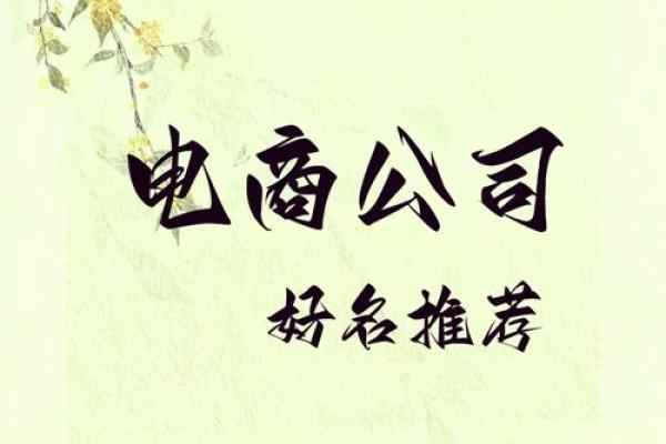 如何为商行公司取一个既独特又具吸引力的名字