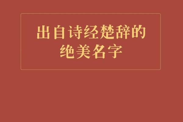 楚辞取名：为男宝宝选择富有诗意与文化底蕴的名字