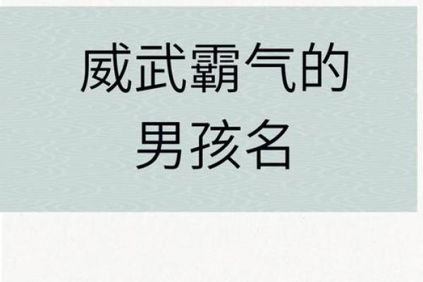 男生霸气名字推荐，给你无限魅力与威严