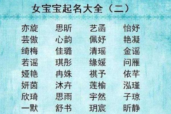 从怡字入手，起个有深意的女孩名字